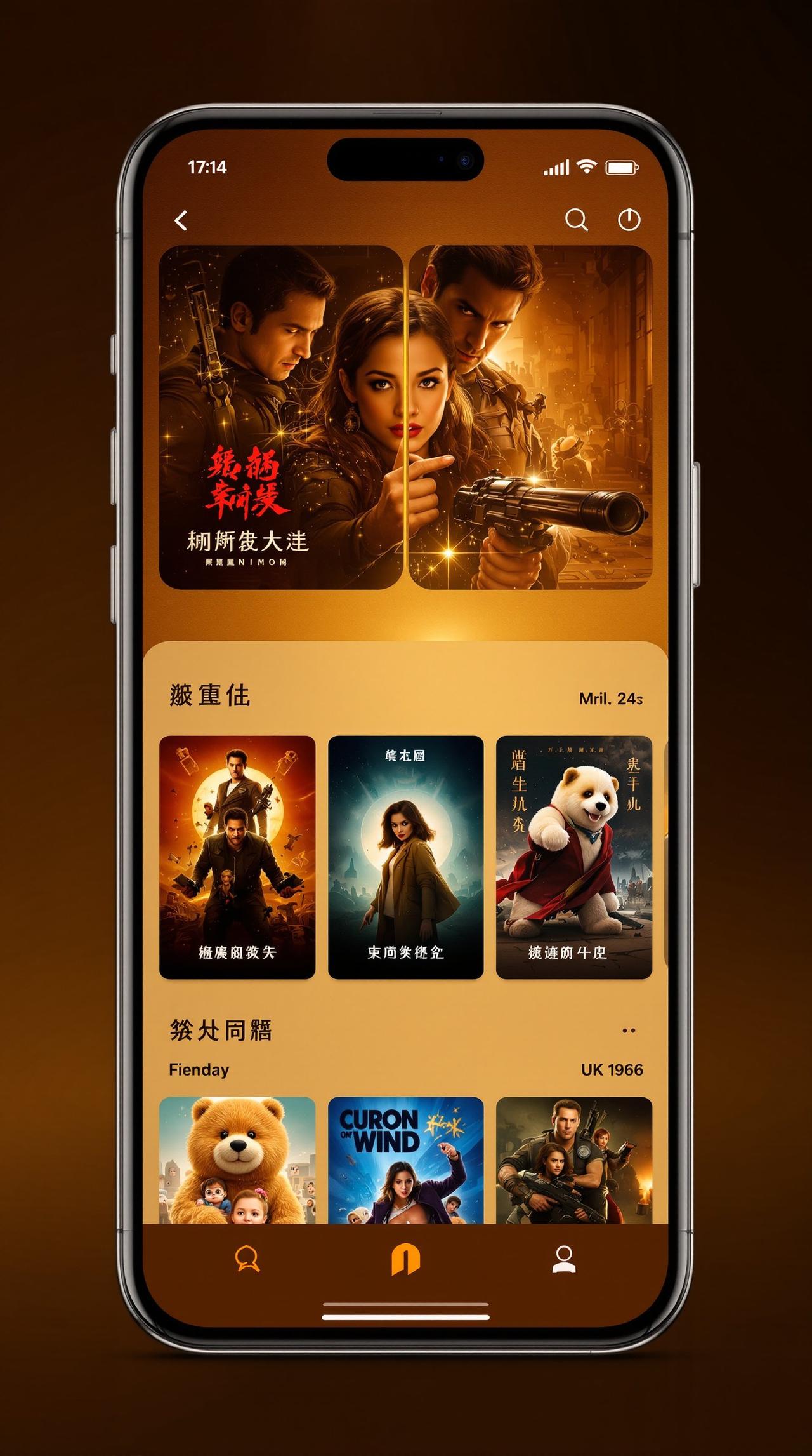 4399影院APP界面预览